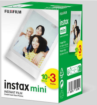 Fujifilm Instax Mini 10x3 Pack