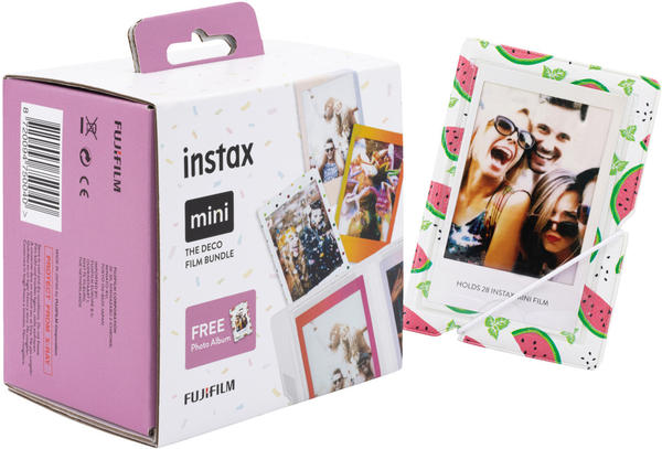 Fujifilm Instax mini Deco Film Bundle Sofortbildfilm, Rainbow, Candy Pop, Macaron