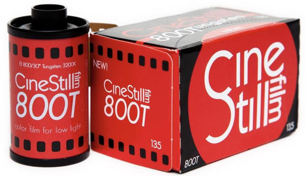 CineStill Film 800Tungsten High Speed Color Film, 35mm 135/36exp.