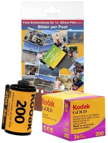 Kodak Gold 200/36 inkl. Entwicklung per Briefpost