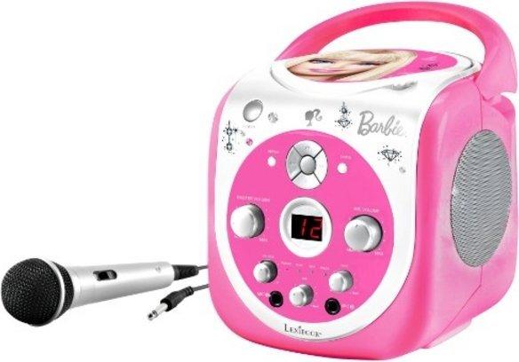 Lexibook Karaoke Barbie tragbarer CD-Player