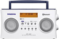 Sangean DPR-26 BT Kofferradio DAB+, UKW AUX, Bluetooth&reg; Akku-Ladefunktion Wei&szlig;