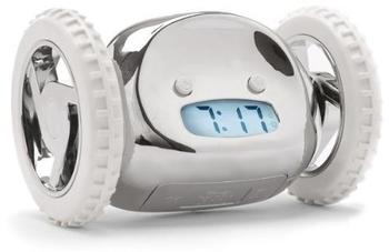 Nanda Clocky Fliehender Wecker chrome