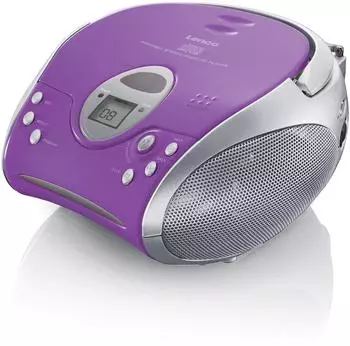 Lenco SCD-24 violett/silber