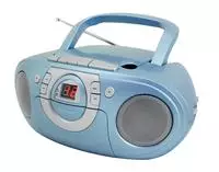 Soundmaster Radio SCD5100BL Boombox, CD, Kassettendeck, Stereo, blau