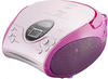 Lenco SCD-24 Pink, Lenco SCD-24 Tragbares Radio m. CD-Player pink, Art# 9100108