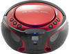 Lenco SCD-550ROT, Lenco SCD-550 - boombox - CD USB-host Bluetooth - MP3 Spieler