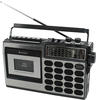 Soundmaster Retro-Radio-Kassettenrekorder schwarz