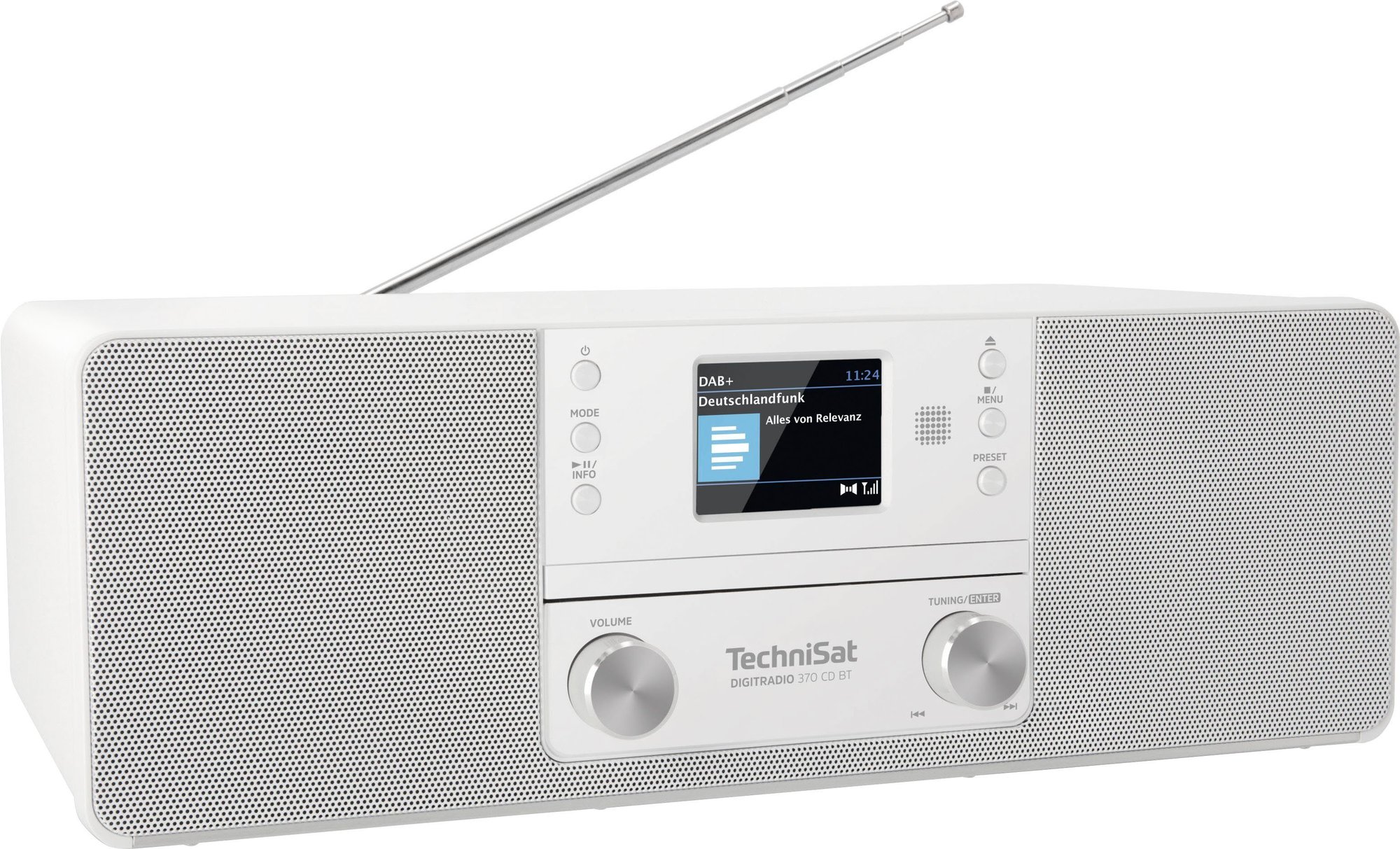 TechniSat DigitRadio 370 CD BT weiß Test ❤️ Testbericht.de Februar 2022