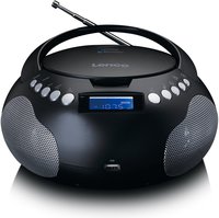 Lenco SCD-331BK, Lenco SCD-331BK - Portable Radio/CD/MP3 player with USB and
