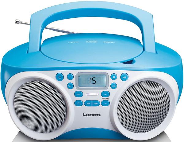 Lenco SCD-200BU - FM-Radio mit CD/MP3-Player und CD-Player blau
