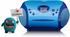 Lenco SCD-24BU Kids - Boombox CD-Player für Kinder mit CD-Player Blau