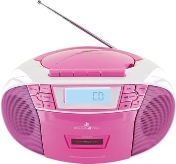 Schwaiger 661668 Boombox pink