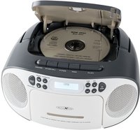 Reflexion - Cd-radio Dab+, Dab, Ukw Aux, Cd, Kassette, Usb Wei&szlig;, Grau