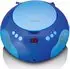 Lenco SCD-620 Blue Kinder-Boombox mit CD, Mikrofon + CD-Player blau