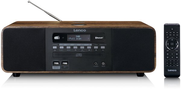 Lenco DAR-051WD DAB+FM-Radio, CD-MP3-Player, USB Bluetooth