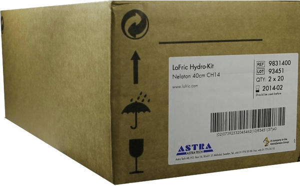 Astra Tech Lofric Hydro Kit Katheter Nelaton 40 cm CH 14 (40 Stk.)