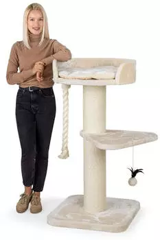HappyPet Premium COMPACT Tower I creme (MC1200.CREME)
