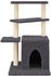 vidaXL Cat tree with sisal scratching posts 83,5 cm dark grey (172123)