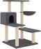 vidaXL Cat tree with sisal scratching posts 82,5 cm dark grey (172387)