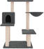 vidaXL Cat tree with sisal scratching posts 82,5 cm dark grey (172387)