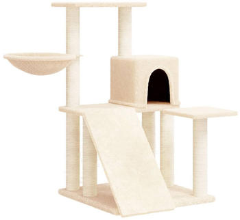 vidaXL Cat tree with sisal scratching posts 82 cm cream (171660)