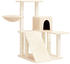 Cat tree with sisal scratching posts 82 cm cream (171660)