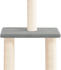 vidaXL Cat tree with sisal scratching posts 85,5 cm light grey (171739)