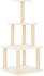 vidaXL Cat tree with sisal scratching posts 111 cm cream (171732)