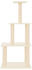 vidaXL Cat tree with sisal scratching posts 111 cm cream (171732)