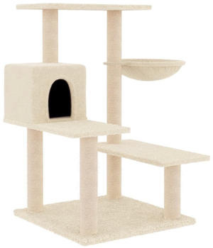 vidaXL Cat tree with sisal scratching posts 82,5 cm cream (172385)