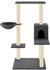 vidaXL Cat tree with sisal scratching posts 95 cm dark grey (172075)