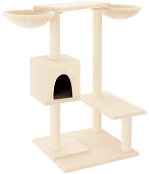 vidaXL Cat tree with scratching posts 82 cm cream (171759)