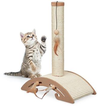 Relaxdays Kratzsäule 52 cm braun (10045529)