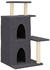vidaXL Cat tree with sisal scratching posts and 2 houses 97 cm dark grey (172114)