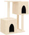 vidaXL Cat tree with sisal scratching posts 86 cm cream (172100)