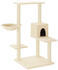 vidaXL Cat tree with sisal scratching posts 95 cm cream (172073)