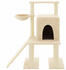 vidaXL Cat tree with sisal scratching posts 96,5 cm cream (172076)