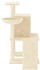 vidaXL Cat tree with sisal scratching posts 96,5 cm cream (172076)