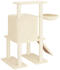 vidaXL Cat tree with sisal scratching posts 96,5 cm cream (172076)