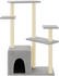 vidaXL Cat tree with sisal scratching posts 107,5 cm light grey (172071)