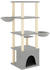 vidaXL Cat tree with sisal scratching posts 147 cm light grey (171781)