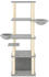 vidaXL Cat tree with sisal scratching posts 147 cm light grey (171781)