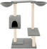 vidaXL Cat tree with scratching posts 82 cm light grey (171760)