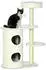 Pawhut Kratzbaum weiß Polyester B/H/L: ca. 35x100x59 cm