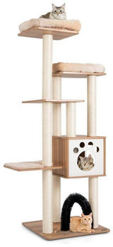 Costway Kratzbaum 6-stöckig 176cm beige