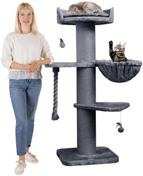 HappyPet Kratzbaum Cooper 150cm grau