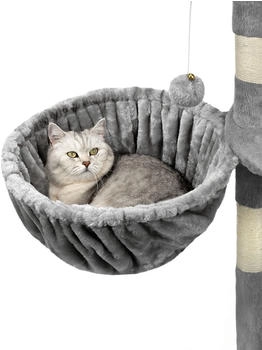 Lionto Liegemulde f&uuml;r Kratzb&auml;ume 25cm Tiefe hellgrau (KB00163)