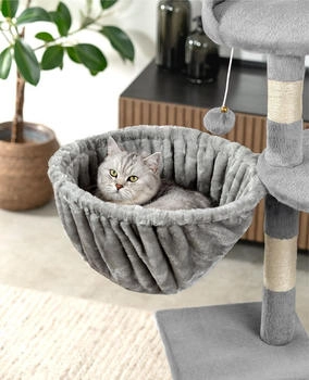 Lionto Liegemulde für Kratzbäume 25cm Tiefe hellgrau (KB00163) – Lionto Liegemulde für Kratzbäume 25cm Tiefe hellgrau (KB00163) Optimaler Komfort für Ihre Katze