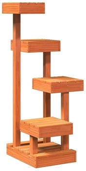 vidaXL Cat Tree Solid Wood Pine 45,5x49x103 cm brown (847132)